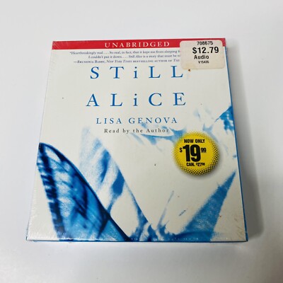 Still Alice Unabridged Lisa Genova AUDIO BOOK CD Alzheimer's disease memory NEW