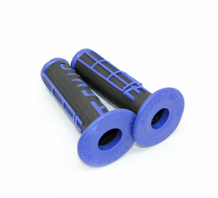 Blue Motocross Emig Grips Dirt Bike Pit Bike Motorcycle Handlebar Rubber Grip7/8
