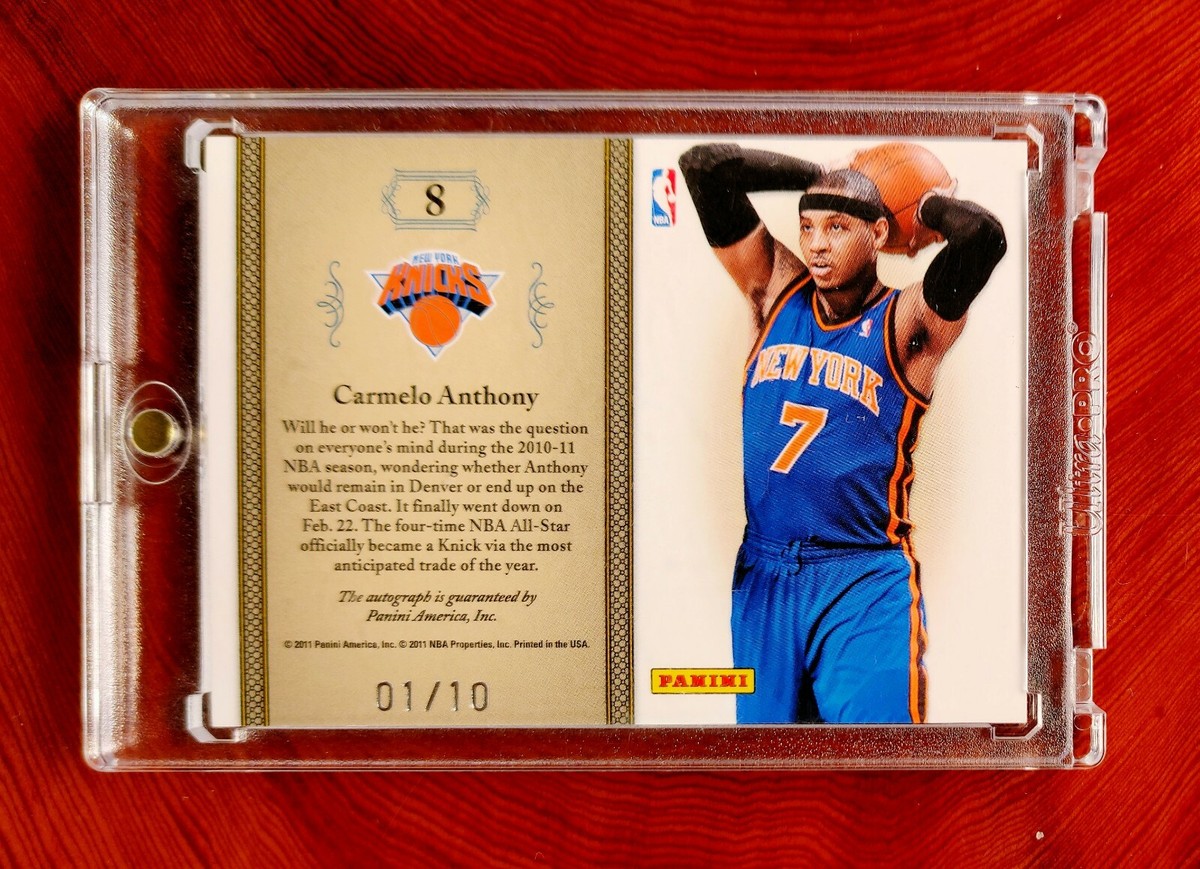 NBA カーメロ・アンソニールーキーSPX直筆サインカード