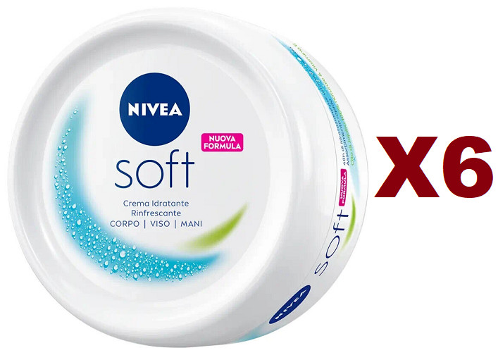 Nivea Soft 6 Pezzi x 300ml | La Tua Routine di Freschezza Quotidiana