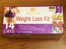 Hyleys 14 Day Weight Loss Kit Plan (Matcha/Slim/Garcinia) 6 Flavors 42 Tea Bags