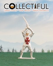 TIMPO VINTAGE LEAD FIGURE - MEDIEVAL KNIGHT CRUSADER - SWORD 1510