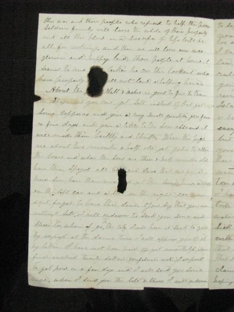 GUERRA CIVIL CAROLINA DEL SUR CARTA CONFEDERADA ISLA MORRIS 1861 Foto 3 de 4