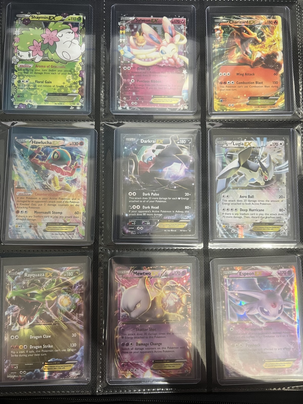 Pokemon Card Lot 10 Official TCG Cards Ultra Rare Included EX GX V MEGA ...