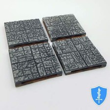 2" x 2" Dual-Sided Floor Tile x4 - WizKids WarLock Tiles D D Dungeon Terrain