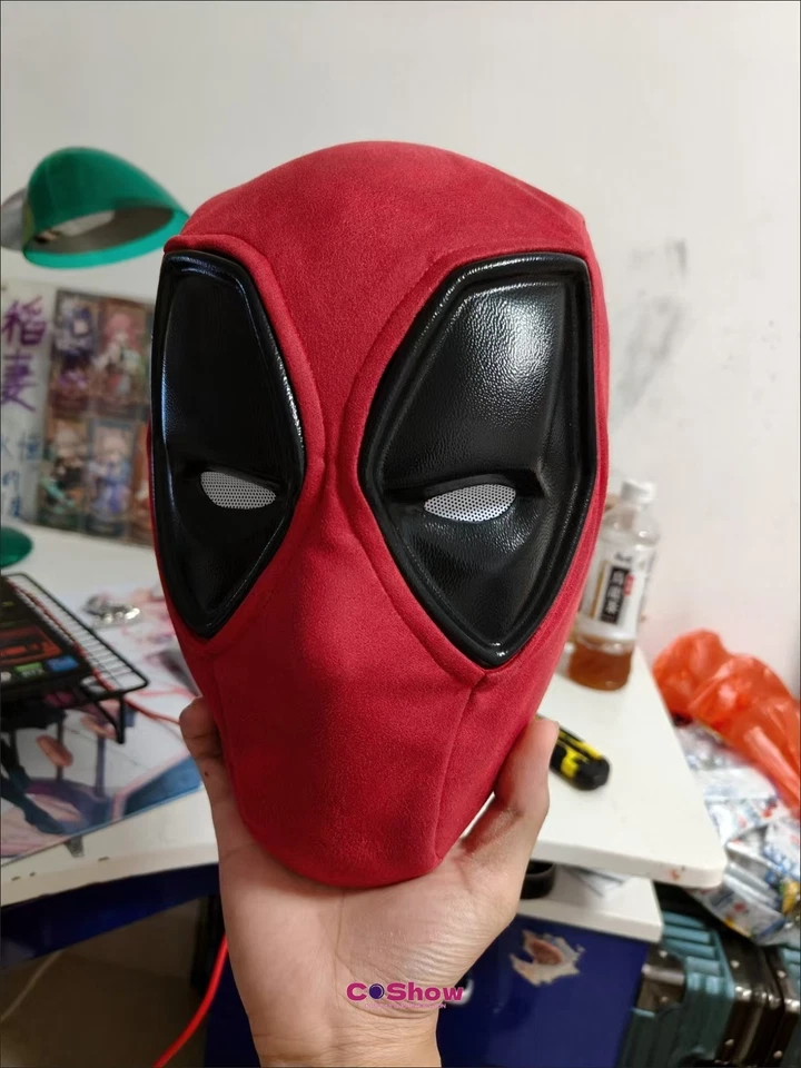 Deadpool 3 Mask Cosplay Wade Wilson Full Face PVC Solid Mask Helmet Halloween - Image 2 of 4