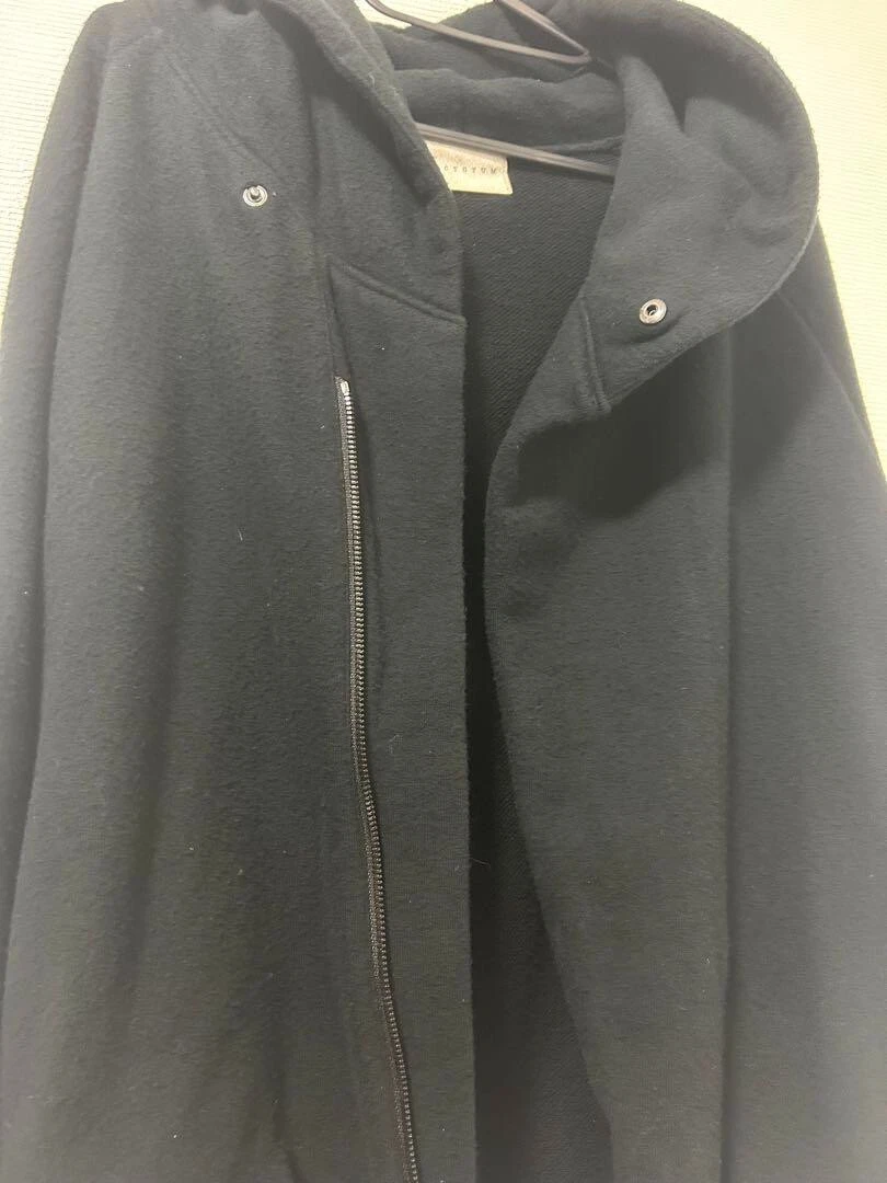 Felpa con cappuccio e zip deformata Factotum Rick Owens GIAPPONE