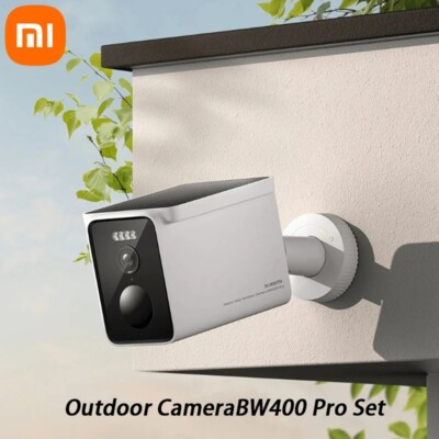 Xiaomi Solar Outdoor Camera Global version  BW400 Pro Set Solar Powered Battery