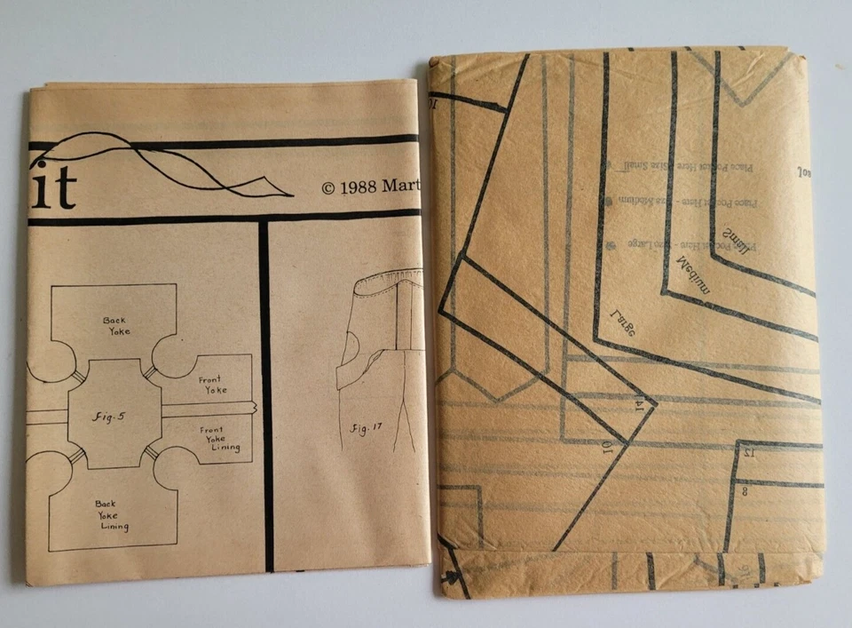 Mono de Colección Años 80 Martha Pullen Patrón de Costura Joanna's Talla Niño 2-16 Adulto Pequeño Foto 3 de 3