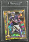 JUSTIN JEFFERSON 2025 TOPPS CHROME SAPPHIRE #195 GOLD REFRACTOR 42/50 VIKINGS