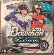 2022 Bowman Platinum BASEBALL Factory-Sealed Mega Box Bobby Witt Cal Raleigh RCs