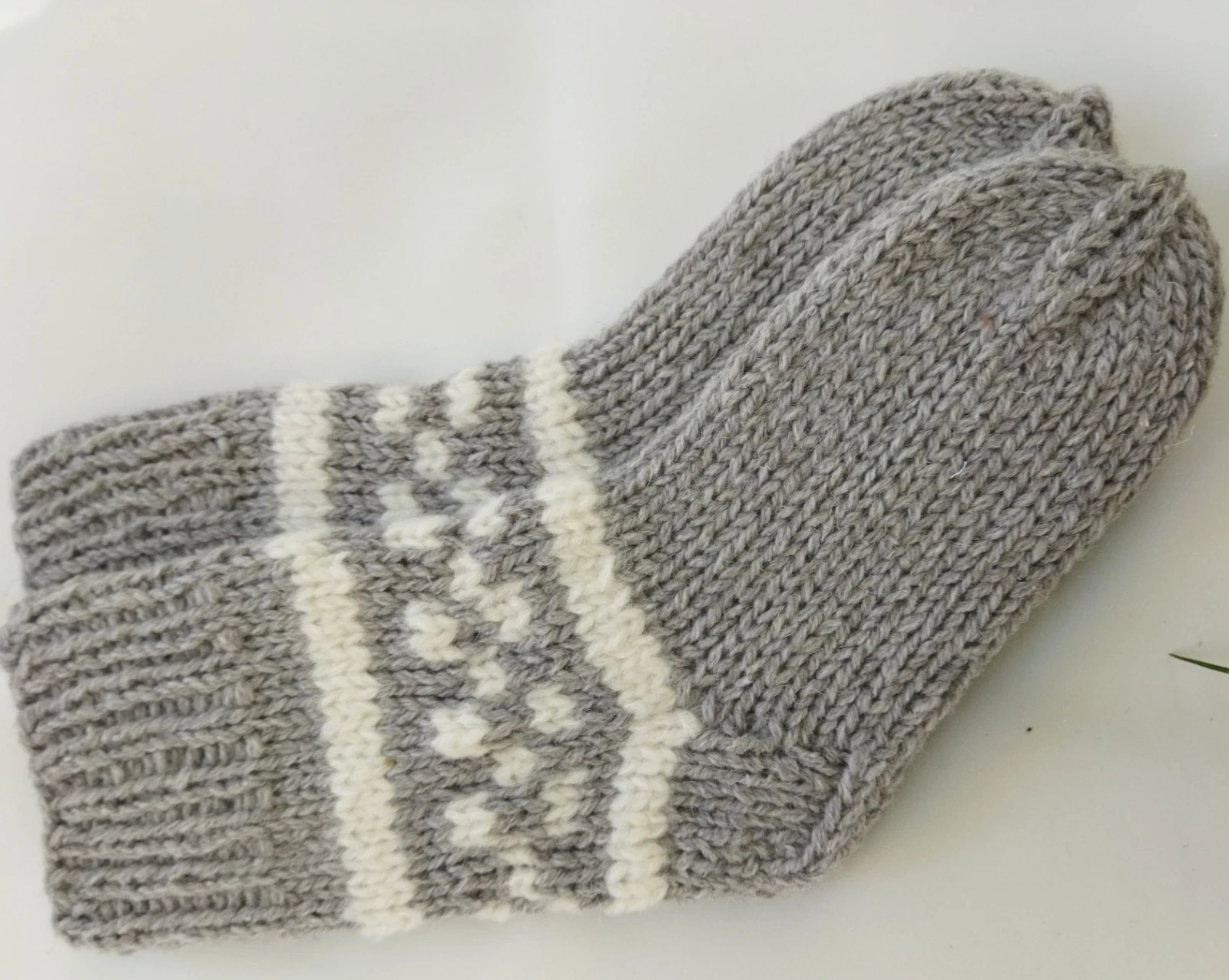 Socks made of natural sheep wool