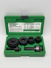 Greenlee 735BB Ball Bearing Knockout Punch Set - Great Condition