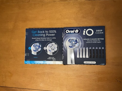 #ad #ad Oral B iO Deep Clean Replacement Toothbrush Head 9 count WITHOUT BOX $24.29