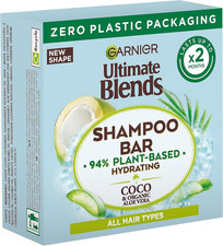 Image of Garnier Ultimate Blends Coconut Hydrating Shampoo Bar with Aloe Vera for Normal
