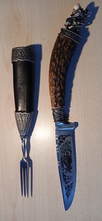 Messer Trachtenmesser Hirschkrone Solingen