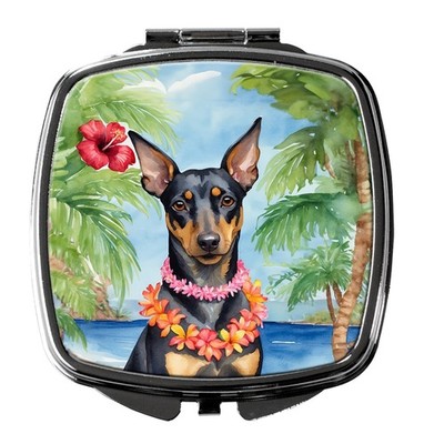 Caroline's Treasures Manchester Terrier Luau Compact Mirror DAC6474SCM