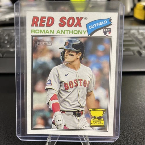 Topps Heritage 2025 Roman Anthony Rookie All-Star Boston Red Sox Trading Card