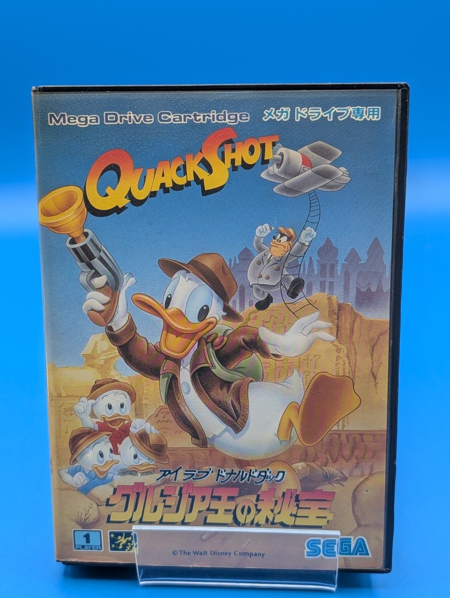 SEGA MEGADRIVE MEGA DRIVE MD QUACKSHOT The Treasure of Georgia