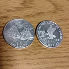 Lot 2 Vintage Silver Rounds 999 fine silver 1 ounce each