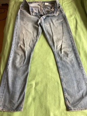 GAP Jeans Unisex Hellblau Gr.30/30 D 38 Slim Fit Straight Leg Boot Cut Sehr Gut 