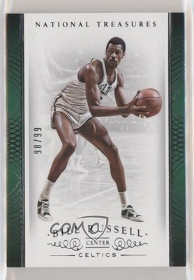 2014-15 Panini National Treasures 98/99 Bill Russell #90 HOF 4a6
