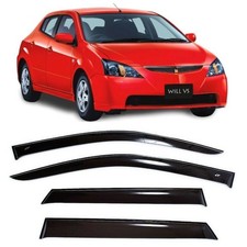 Tape-on Window Visors Rain Guards Fit Toyota Will Vs 2001-2004 Wind Deflectors Tape-on Window Visors Rain Guards Fit Toyota Will Vs 2001-2004 Wind Deflectors