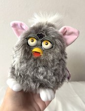 WORKS Vintage 1998 Owl Furby W/Custom GITD Eyes Tiger Electronics - Restored 