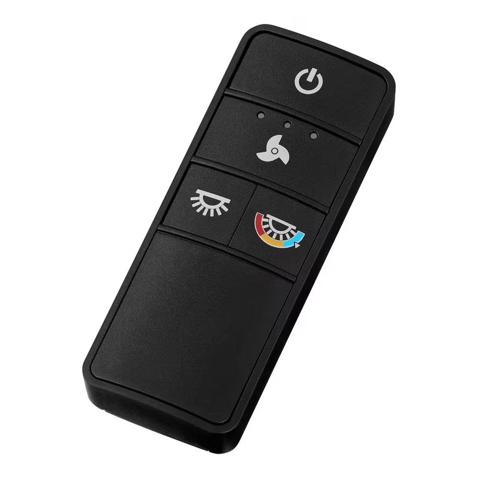 Hampton Bay Ceva 54" LED Indoor/Outdoor Brushed Nickel Ceiling Fan with Remote - Image 2 of 4