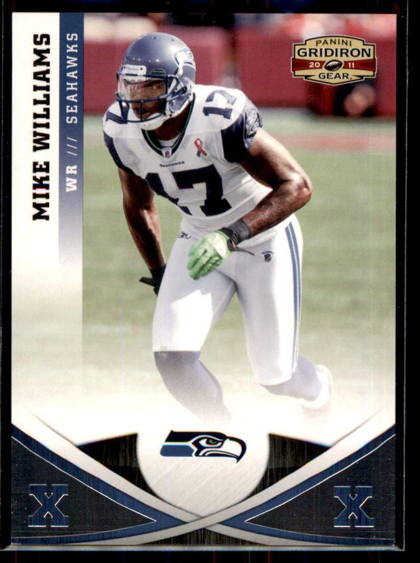 2011 Gridiron Gear Silver X's Mike Williams #127 Seattle Seahawks 124/250