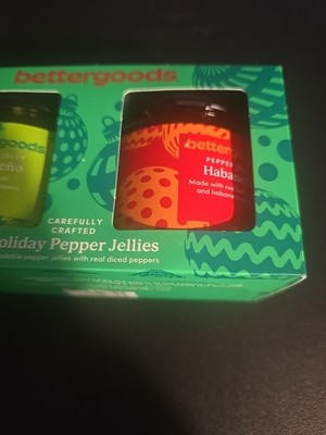 Bettergoods Carefully Crafted Holiday Pepper Jellies 03/2027 20oz Set Of 2
