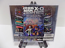 Iron Man / XO Manowar in Heavy Metal game disc w/case PS1 Playstation