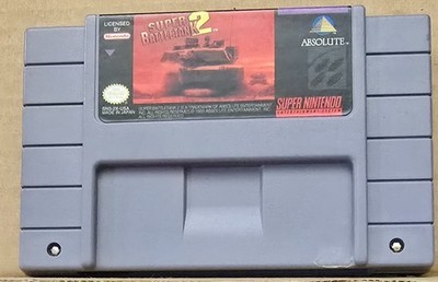 Super Battletank 2 - SNES Super Nintendo - Cart W/ Manual