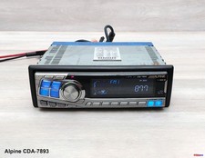 Rare Alpine Cda-7893 Cd Player Old School Car Stereo Vintage Fm Radio Receiver Rare Alpine Cda-7893 Cd Player Old School Car Stereo Vintage Fm Radio Receiver