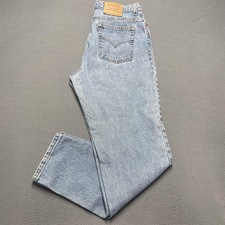 Vintage Levis 550 Jeans Youth 16 Blue Relaxed Fit Tapered Leg Made USA 90s