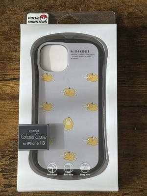 Gourmandise POKE-749C Hybrid Glass Case iPhone 13 Pokémon Koduck (Psyduck) New