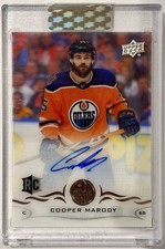 2018-19 Upper Deck Clear Cut Auto Cooper Marody RC #CCR-MA Edmonton Oilers