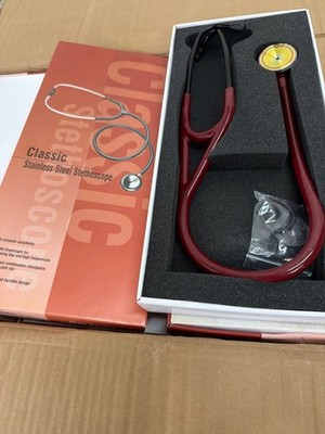 3M Littmann Cardiology IV Stethoscope 6176 Champagne Chestpiece Burgundy Tube