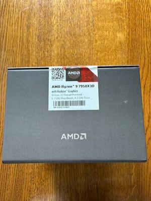 AMD Ryzen 9 7950X3D Processor (5.7 GHz, 16 Cores, Socket AM5) Box