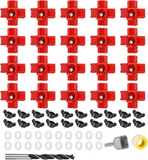 20 Pack Horizontal Chicken Nipples Waterer - Automatic Chicken Water Feeder, Eas