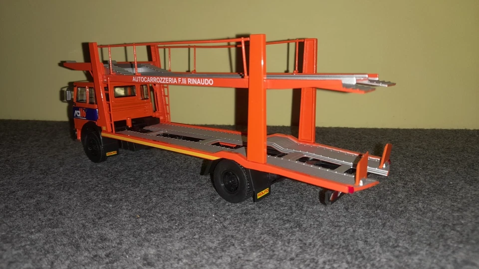 Camion 1/43 Fiat Iveco 684 Bisarca "Soccorso Aci" De Agostini Edicola - Immagine 4 di 4