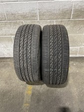 2x P215/45R18 Bridgestone Turanza El440 9/32 89 V Used Tires 2154518