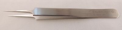 Dumont INOX Nr. 5 Präzisionspinzette für Uhren SWISS MADE