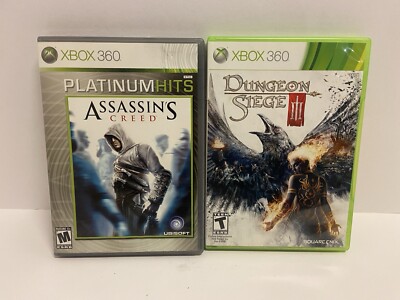 xbox 360 games lot (Assassin s Creed, Dungeon Siege 3)