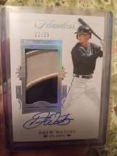 💥 Drew Waters 2021 Flawless Auto Patch Rookie RC 💥 #d To 25💥