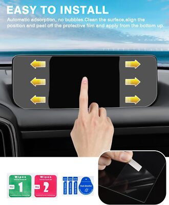 BILKAR Compatibile con Mazda per CX-50 2023 2024 8,8 Pollici Infotainment per Auto Centro di Navigazione GPS Touch Display Pellicola Proteggi Schermo in Vetro temperato