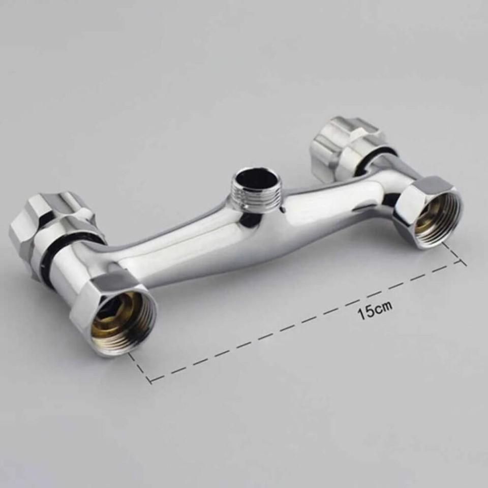 Inwall Dual Control Hot And Cold Water Faucet Bathroom Mixer Valve