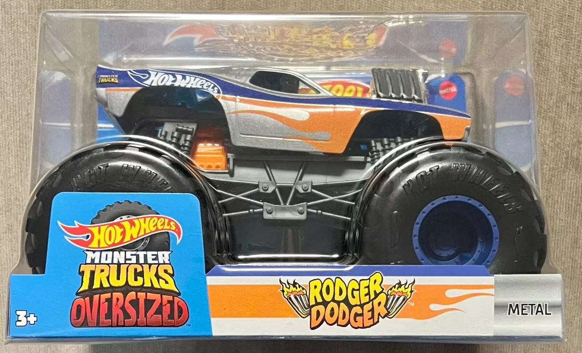 Hot Wheels Monster Trucks Oversized 1:24 Scale, Assorted