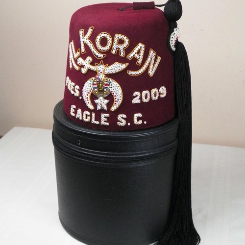 Jeweled Al Koran Fez Masonic Shriners 