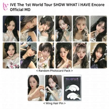 IVE The 1st World Tour SHOW WHAT i HAVE Encore MD Random Photocard Pack Hair Pin